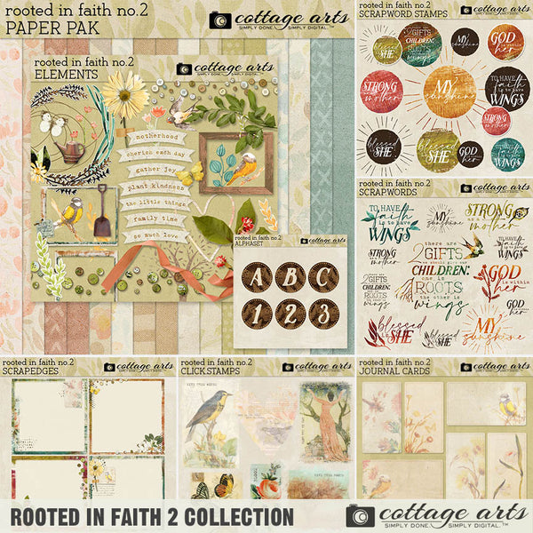 Rooted in Faith 2 Scrap.Word Stamps