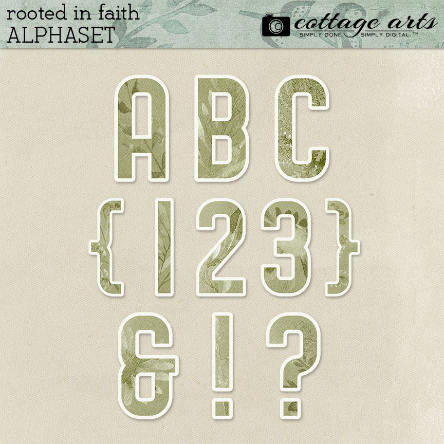 Rooted in Faith AlphaSet
