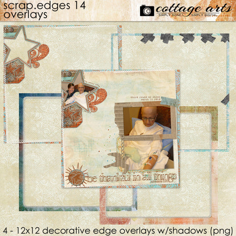 Scrap.Edges 14 - 12x12 Overlays