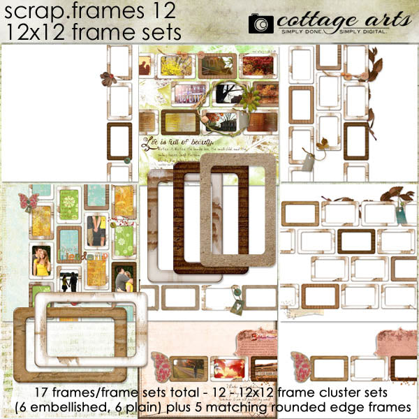 Scrap.Frames 12 - 12x12 Frame Sets