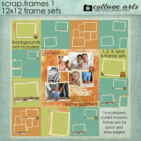 Scrap.Frames 1 - 12x12 Frame Sets