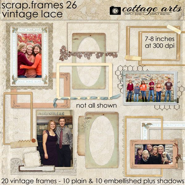 Scrap.Frames 26 - Vintage Lace