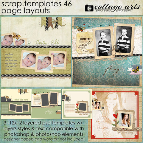 Scrap Templates 46 - Page Layouts