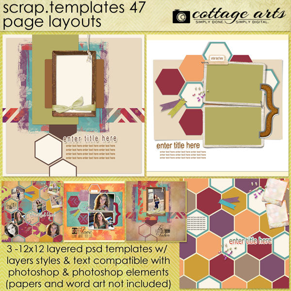 Scrap Templates 47 - Page Layouts