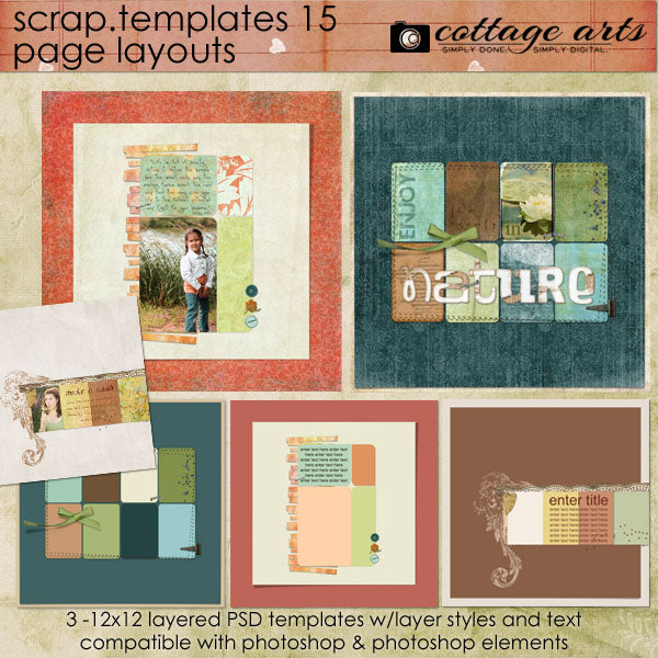 Scrap Templates 15 - Page Layouts