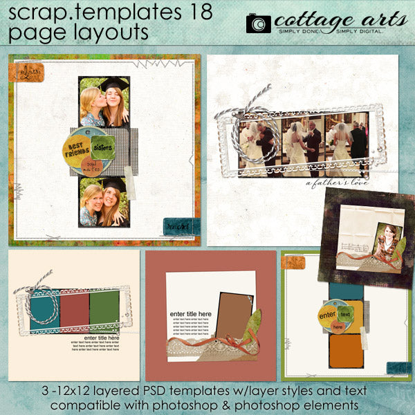 Scrap Templates 18 - Page Layouts