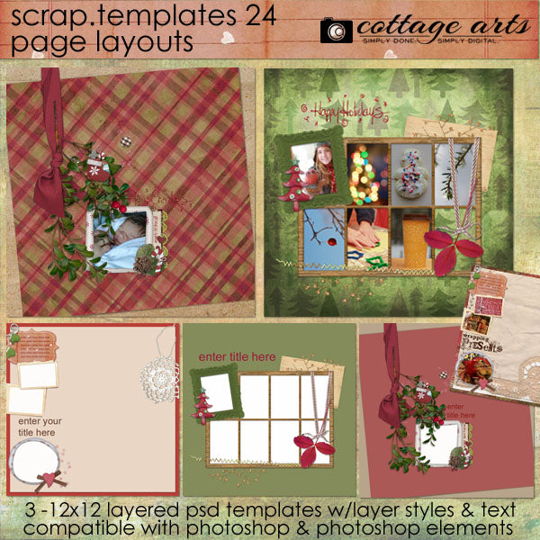 Scrap Templates 24 - Page Layouts