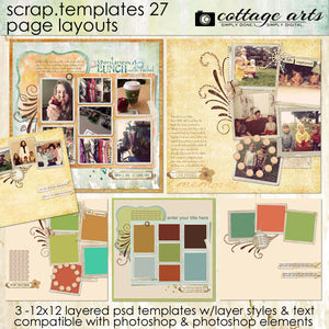 Scrap Templates 27 - Page Layouts