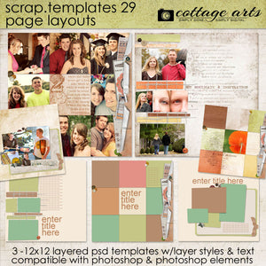 Scrap Templates 29 - Page Layouts