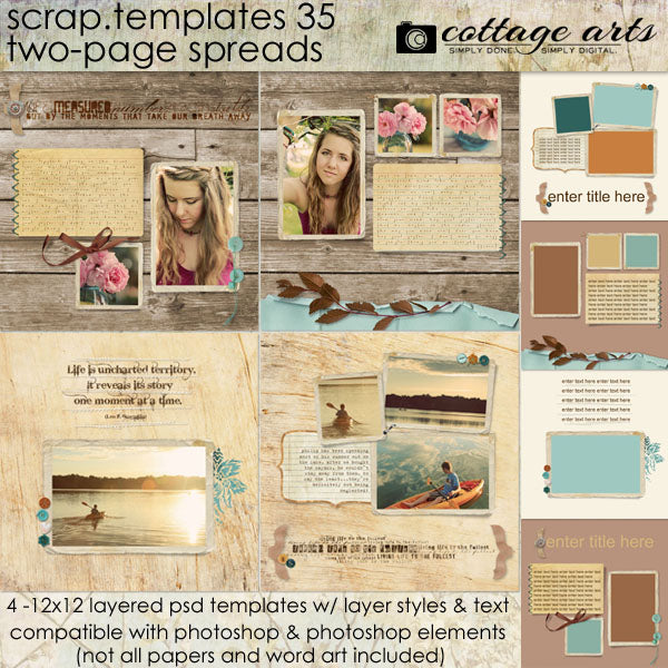 Scrap Templates 35 - Page Layouts