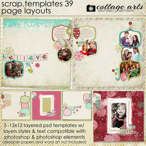 Scrap Templates 39 - Page Layouts