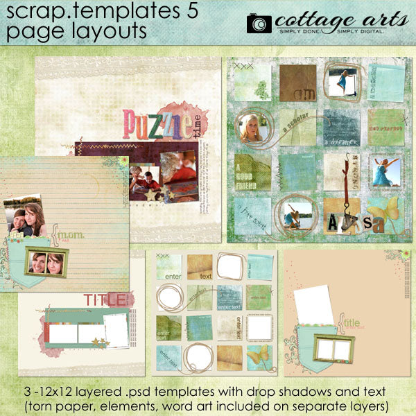 Scrap Templates 5 - Page Layouts