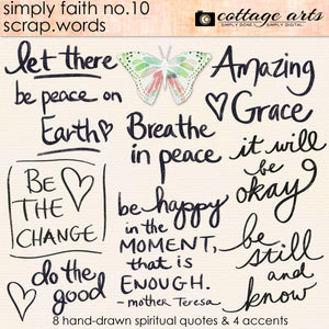 Simply Faith 10 Scrap.Words