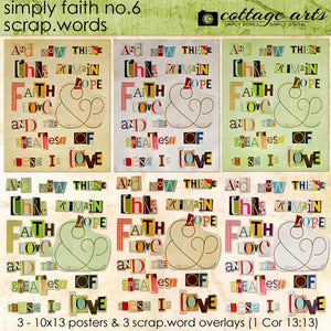 Simply Faith 6 Scrap.Words