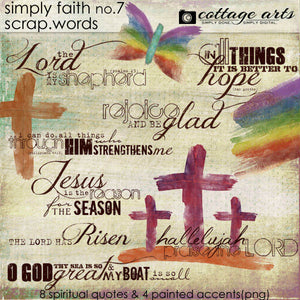Simply Faith 7 Scrap.Words