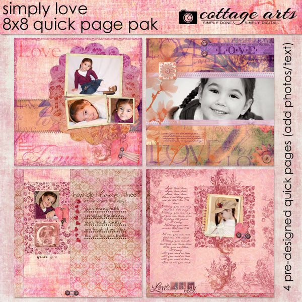Simply Love 8x8 Album Pak