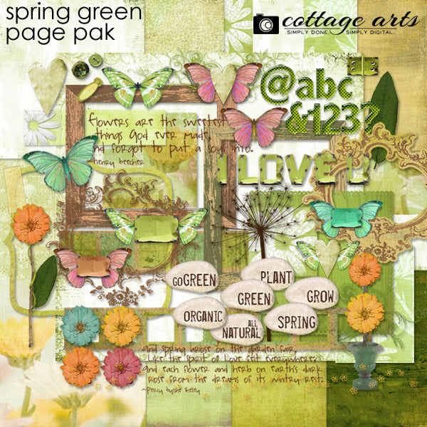 Spring Green Page Pak