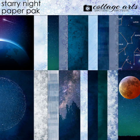 Starry Night Paper Pak