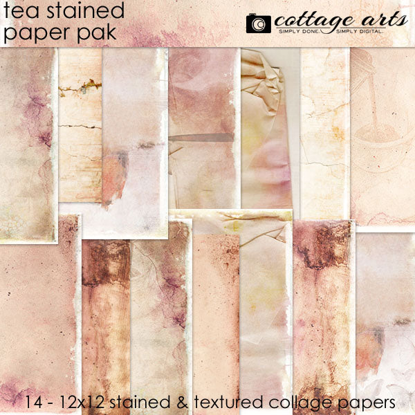 Tea Stained Paper Pak