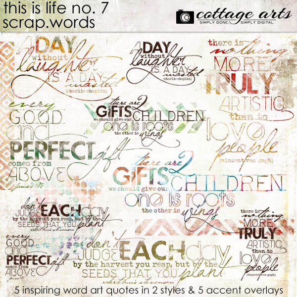 This is Life 7 Scrap.Words