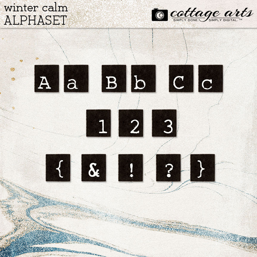 Winter Calm AlphaSet