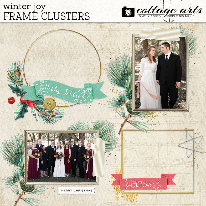 Winter Joy Frame Clusters