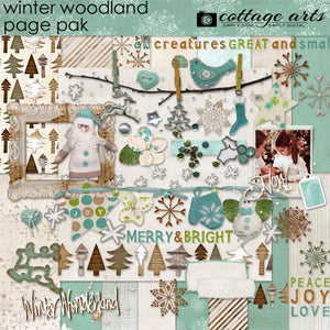 Winter Woodland Page Pak