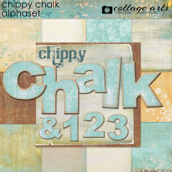 Chippy Chalk AlphaSet