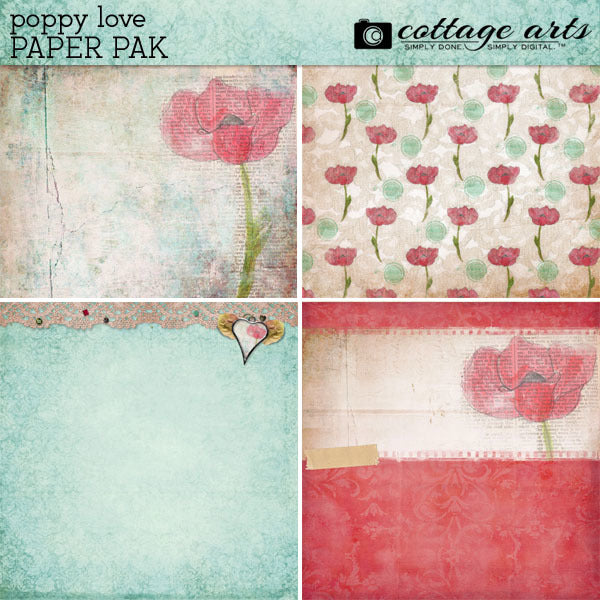 Poppy Love Paper Pak