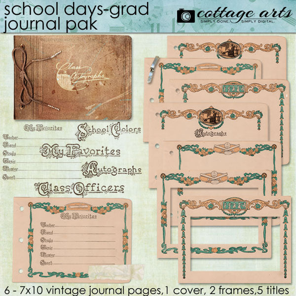 School Days - Grad Journal Pak