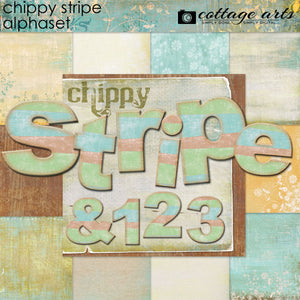 Chippy Stripe AlphaSet