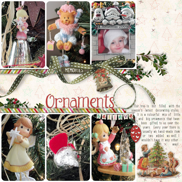 Old Time Christmas Element Pak
