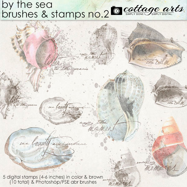 By the Sea Brushes & Stamps 2
