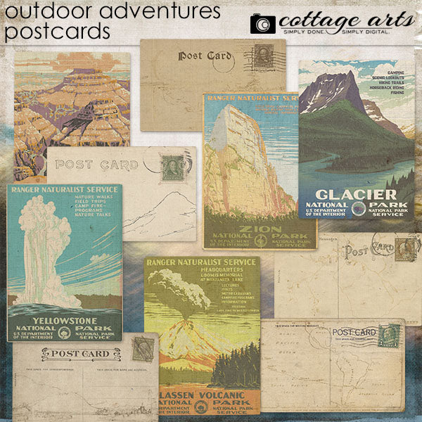 Outdoor Adventures Postcards