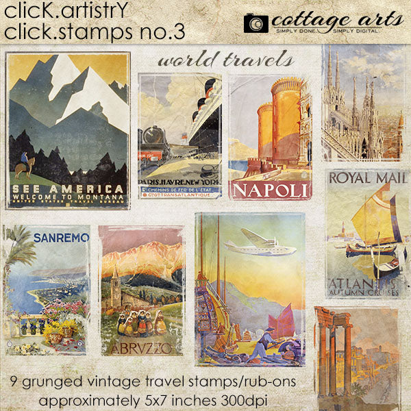 Click.Artistry Click.Stamps 3 - World Travels