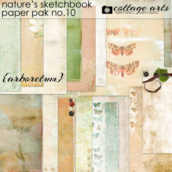Nature's Sketchbook 10 Paper Pak