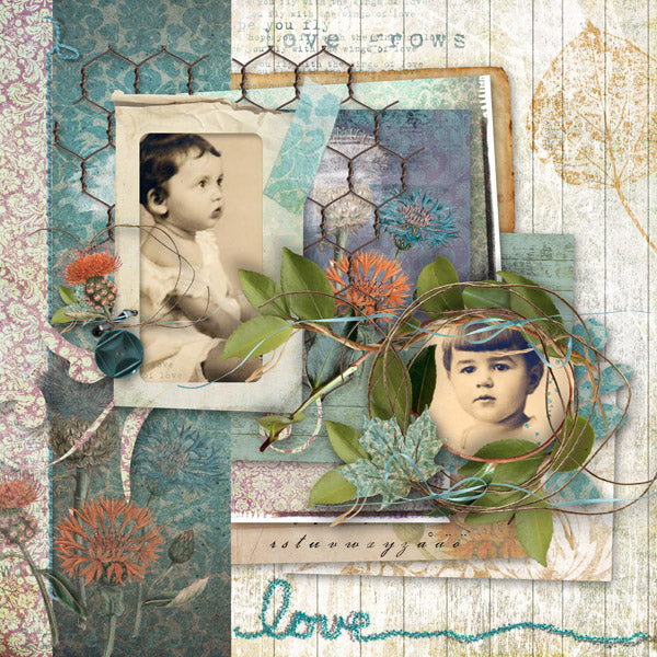 Love Grows Art Journal Cards