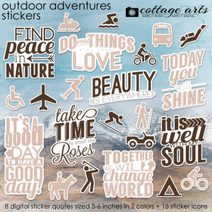 Outdoor Adventures Stickers