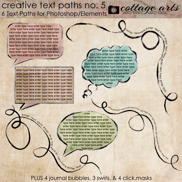 Creative Text Paths /Masks 5