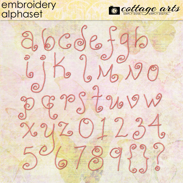 Embroidery AlphaSet
