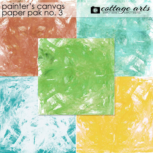 Painter's Canvas 3 Paper Pak