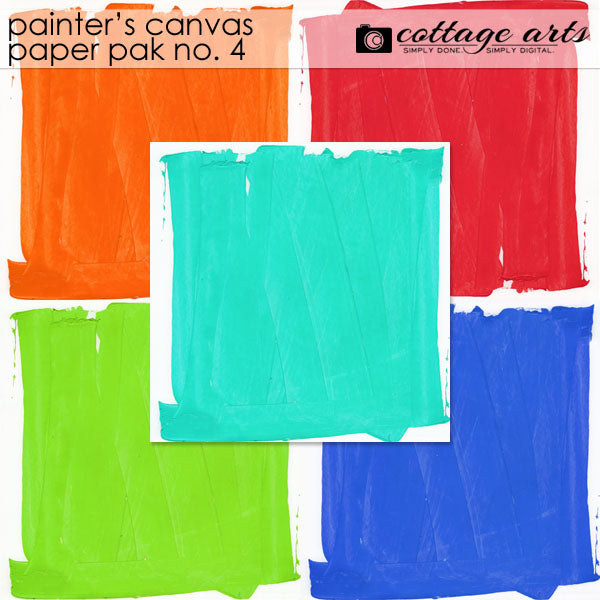 Painter's Canvas 4 Paper Pak