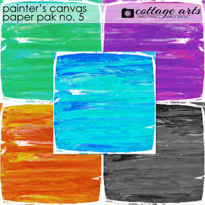 Painter's Canvas 5 Paper Pak