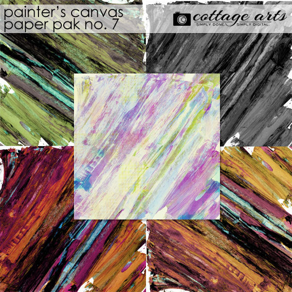 Painter's Canvas 7 Paper Pak