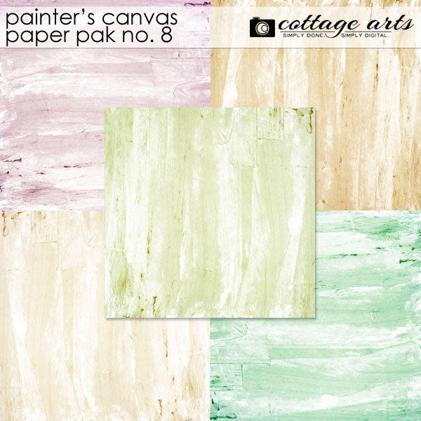 Painter's Canvas 8 Paper Pak