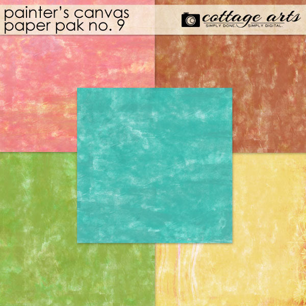 Painter's Canvas 9 Paper Pak