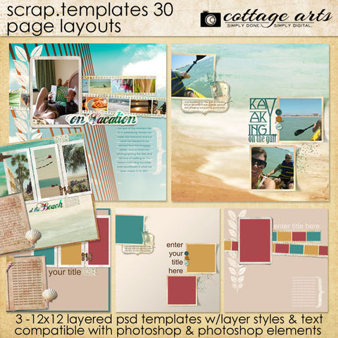 Scrap Templates 30 - Page Layouts