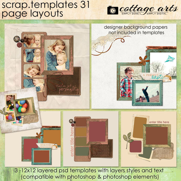 Scrap Templates 31 - Page Layouts