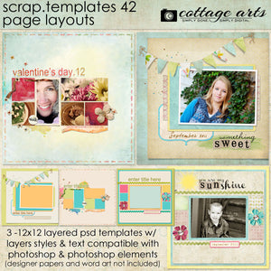 Scrap Templates 42 - Page Layouts