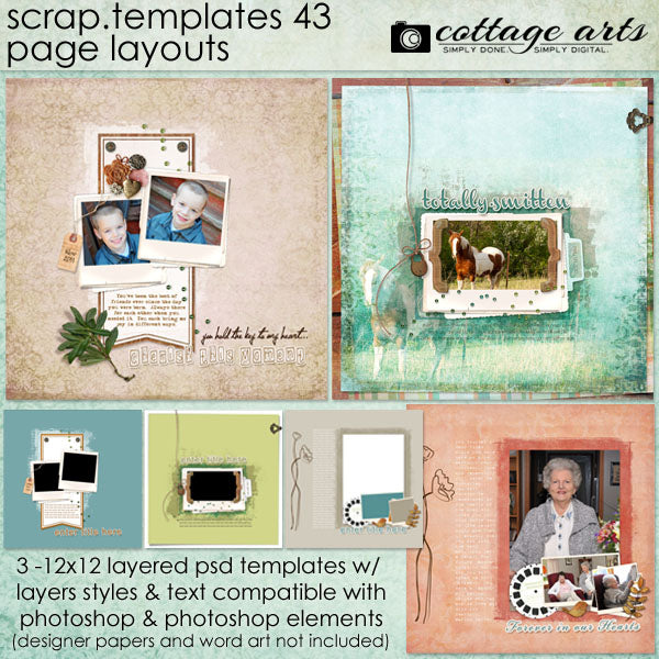 Scrap Templates 43 - Page Layouts